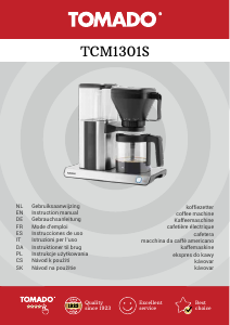 Mode d’emploi Tomado TCM1301S Cafetière