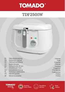 Instrukcja Tomado TDF2501W Frytkownica