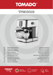 Manuál Tomado TPM1502S Kávovar na espreso