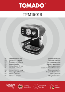 Manual Tomado TPM1501B Espresso Machine