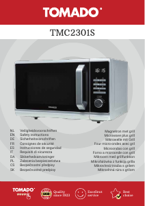 Instrukcja Tomado TMC2301S Kuchenka mikrofalowa