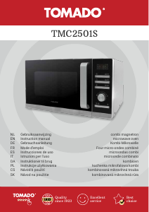 Manual de uso Tomado TMC2501S Microondas