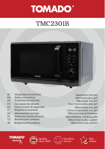 Manuál Tomado TMC2301B Mikrovlnná trouba