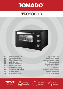 Manual de uso Tomado TEO3000B Horno