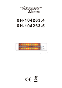 Bruksanvisning Voltomat QH-104263.4 Värmefläkt