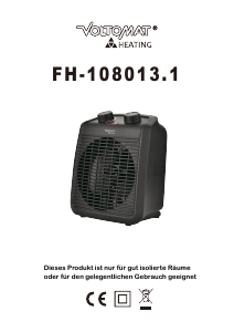 Manuale Voltomat FH-108013.1 Termoventilatore