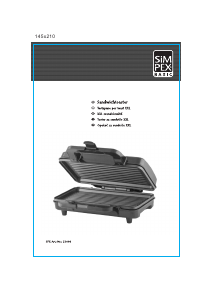 Manuale Simpex 21664 Grill a contatto