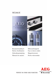 Handleiding AEG-Electrolux MC2663E-W Magnetron