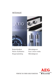 Mode d’emploi AEG-Electrolux MCD2662EW Micro-onde