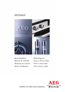 Manuale AEG-Electrolux MCD2662E-B Microonde