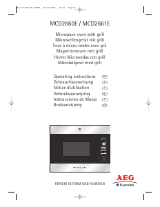 Brugsanvisning AEG-Electrolux MCD2660E-B Mikroovn