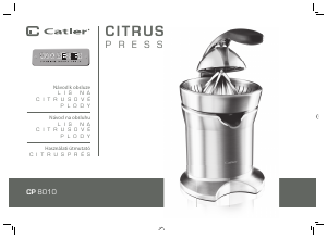 Návod Catler CP8010 Odšťavovač citrusov