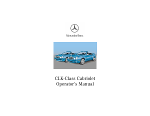 Manual Mercedes-Benz CLK 320 Cabriolet (2003)