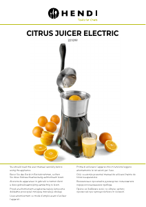 Manual Hendi 221099 Citrus Juicer