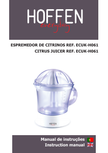 Manual Hoffen ECUK-H061 Citrus Juicer