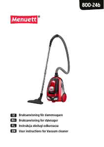 Manual Menuett 800-246 Vacuum Cleaner