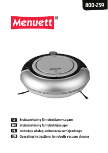 Manual Menuett 800-259 Vacuum Cleaner