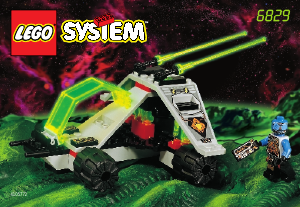 Bruksanvisning Lego set 6829 UFO Rymd-rover