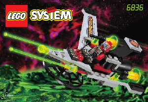 Bruksanvisning Lego set 6836 UFO Scan-fartyg