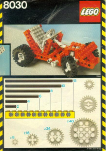 Manual Lego set 8030 Technic Universal bulding set