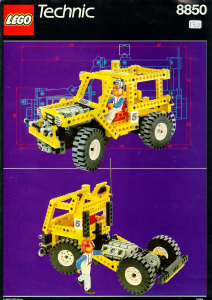 Handleiding Lego set 8850 Technic Rally ondersteuningswagen