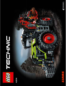 Manuale Lego set 42054 Technic Claas Xerion 5000 Trac VC