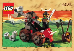 Manual de uso Lego set 6032 Knights Kingdom Catapulta