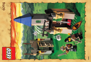 Bedienungsanleitung Lego set 6094 Knights Kingdom Bewachte Schatzkammer