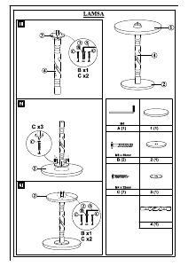 Manuale JYSK Lamsa Comodino