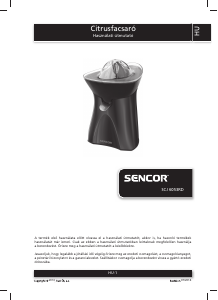 Használati útmutató Sencor SCJ 6053RD Citrusfacsaró