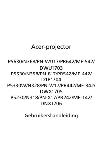 Handleiding Acer P5630 Beamer