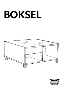 Priručnik IKEA BOKSEL Stolić za kavu