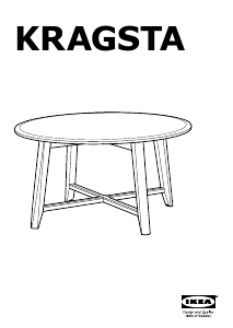 Посібник IKEA KRAGSTA Журнальний столик
