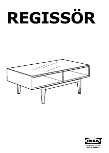 Kullanım kılavuzu IKEA REGISSOR Sehpa