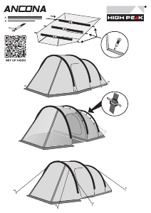 사용 설명서 High Peak Ancona 5 텐트
