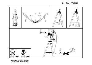 Manuale Eglo 33707 Lampada