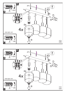 Manuale Eglo 97685 Lampada