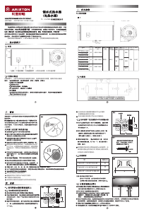 说明书 阿里斯顿 TC M 40 2.5SP 热水器