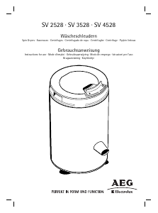 Handleiding AEG-Electrolux SV3528 Wasdroger