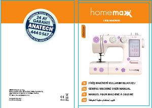 Kullanım kılavuzu HomeMaxx HX45604 Dikiş makinesi