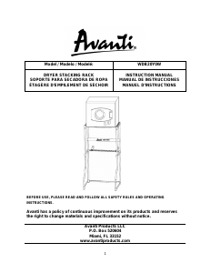 Manual de uso Avanti WDB20Y0W Kit de apilamiento