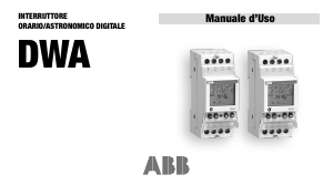 Manuale ABB DWA2 Temporizzatore