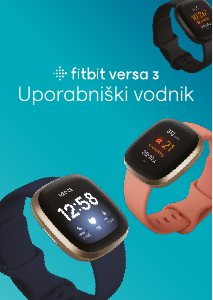 Priročnik Fitbit Versa 3 Pametna ura