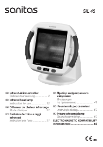 Instrukcja Sanitas SIL 45 Lampa na podczerwień