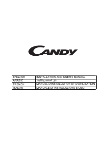 Manuale Candy CFT62/4S Cappa da cucina