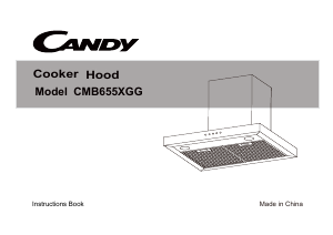 Handleiding Candy CMB655XGG Afzuigkap