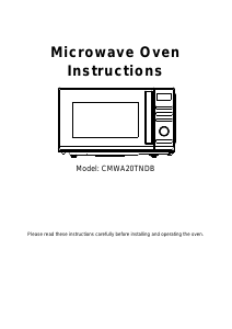 Manuale Candy CMWA20TNDB Microonde