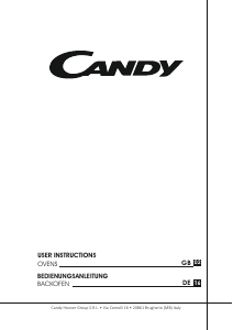 Bedienungsanleitung Candy FCT615X DE Backofen