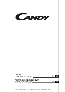 Handleiding Candy FCT855NXL4 Oven