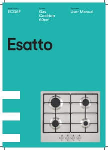 Handleiding Esatto ECG6F Kookplaat
